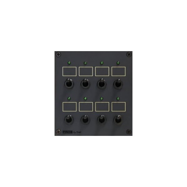 MODULO PER 4 INTERRUTTORI/PULSANTI M12 - N°1 - comptoirnautique.com