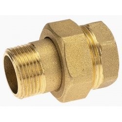 Brass male/female union 1''1/4