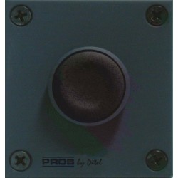 Black push-button module Ø22mm