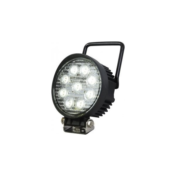 Arbeitsscheinwerfer 9 LEDs 27W EPISTAR mit Bügelbefestigung - N°1 - comptoirnautique.com