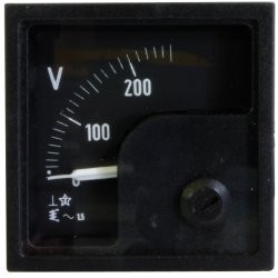 VOLTMETRO ANALOGICO 0-250VAC