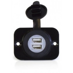 Doppia presa USB 12/24V