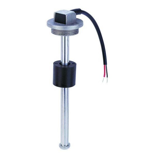 Indicatore di livello a galleggiante a vite 12/24V - 10-180Ω - 550 mm - N°1 - comptoirnautique.com