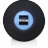 CARICATORE USB DOPPIO 2A 12/24V Bl