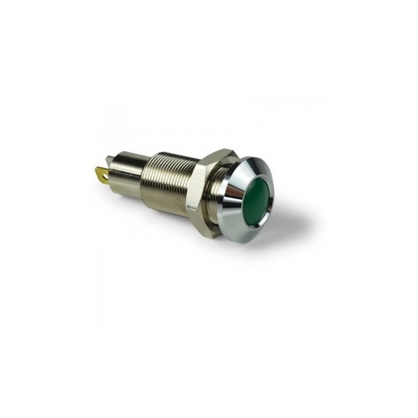 Indicatore LED verde 12/24V - N°1 - comptoirnautique.com