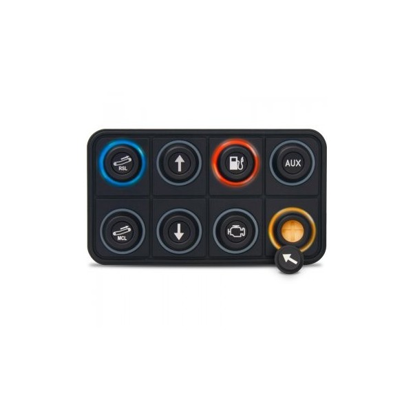 Tastiera Powerkey Pro a 8 tasti Ø15 mm - N°1 - comptoirnautique.com