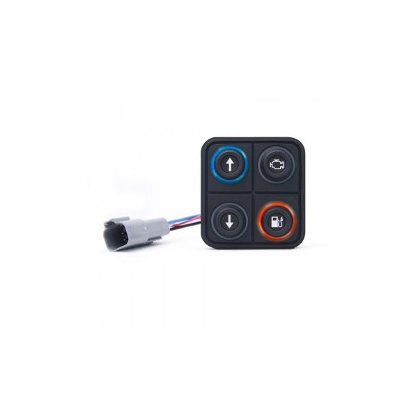 Tastiera Powerkey Pro a 4 pulsanti Ø24 mm - N°1 - comptoirnautique.com