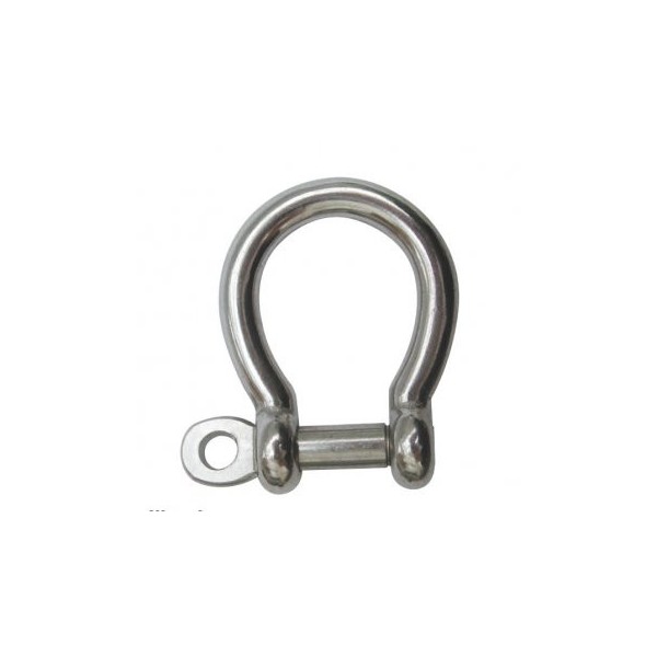 Lyre shackle Ø 10mm 316 stainless steel - N°1 - comptoirnautique.com 