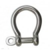 Lyre shackle Ø 10mm 316 stainless steel - N°1 - comptoirnautique.com 