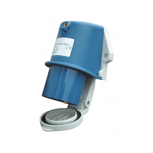 SOCLE INVERSE 2P+T MALE 16A 230V - N°1 - comptoirnautique.com