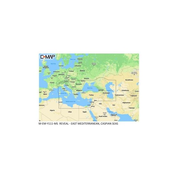 Reveal - Mediterraneo orientale, Mar Caspio - N°1 - comptoirnautique.com