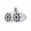 2 double loudspeakers 6.5'' cone - KMTDC 130W LED - White - Bar mount - N°1 - comptoirnautique.com 