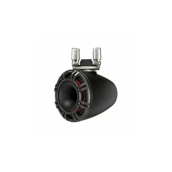 2 speakers 9'' cone - KMTC 300W LED - Black - Bar mount - N°1 - comptoirnautique.com 