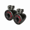 2 altoparlanti a cono da 11" - KMTC 300W LED - Nero - Montaggio su barra - N°1 - comptoirnautique.com