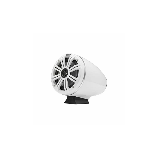 2 altoparlanti cono da 6,5''- KMFC 65W LED - Bianco - Montaggio piatto - N°1 - comptoirnautique.com