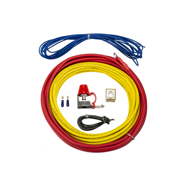 8AWG-Verstärkerkabelset mit Schutzvorrichtung - N°1 - comptoirnautique.com