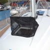 Moustiquaire extérieure pour panneau de pont ouvert waterline design 620 x 620 mm installée sur pont d'un voilier - N°5 - comptoirnautique.com