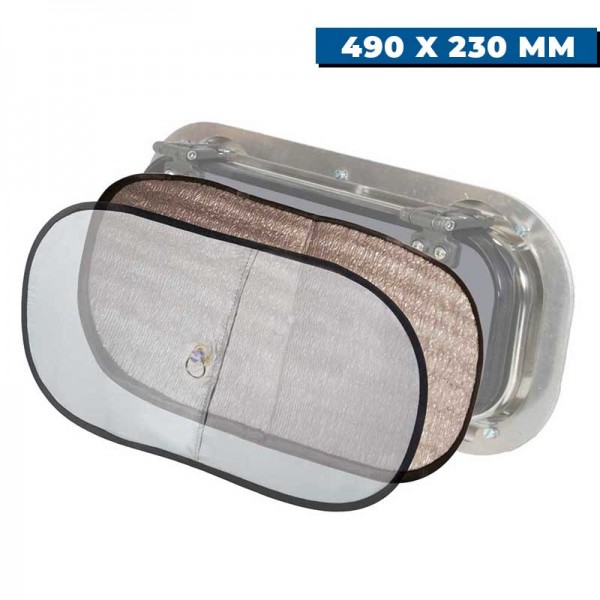 Isolant pour hublot ouvrant Waterline Design taille 490 x 230 mm installation sur hublot - N°3 - comptoirnautique.com