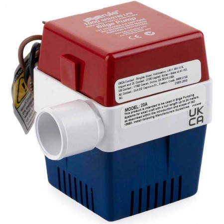 Pompe de cale immergeable Rule 12V 3800L/h