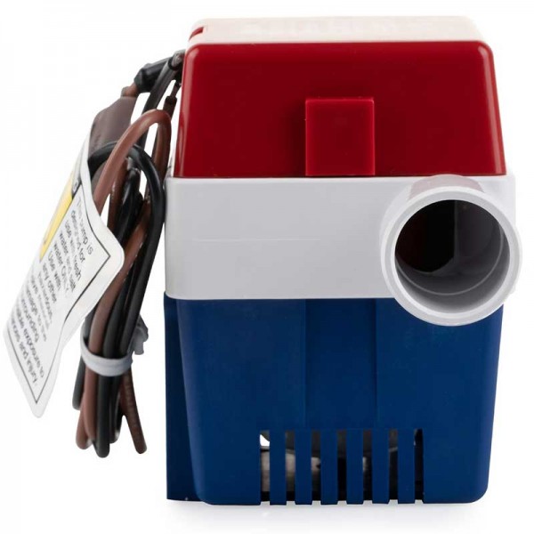 Pompe de cale immergeable 12V 3800L/h face avec câbles - N°3 - comptoirnautique.com