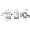 Pompe immergée Rule automatique 12V - 69.5L/MN dimensions - N°4 - comptoirnautique.com