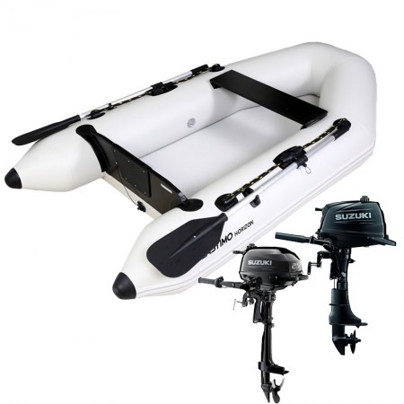 Pack annexe Horizon fond gonflable + Moteur Suzuki