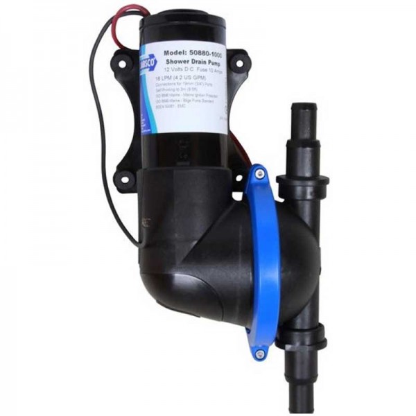 Pompe de cale à membrane Jabsco Série 50880 24V 16,0L/min  debout - N°2 - comptoirnautique.com