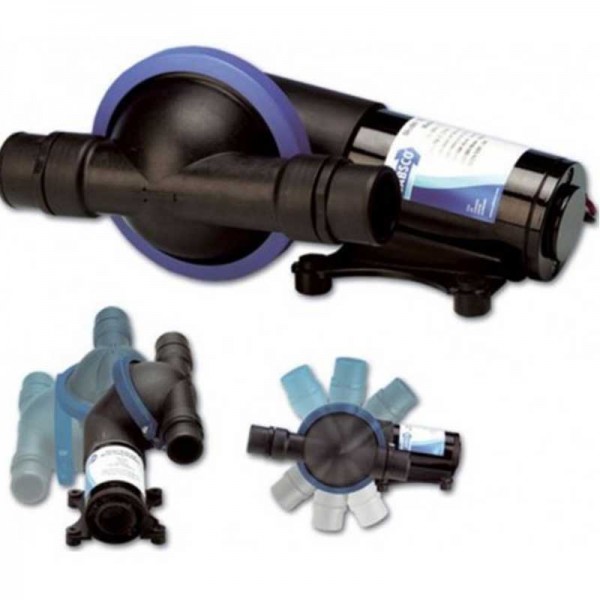 Pompe de cale à membrane Jabsco Série 50880 12V 16,0L/min tête et corps orientable à 360° - N°3 - comptoirnautique.com