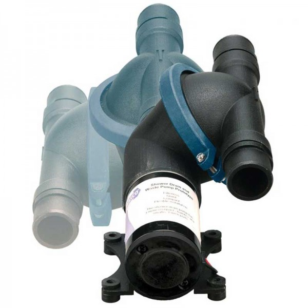 Pompe de cale à membrane pour eaux noires Jabsco Série 50890 12V 16,0L min installation - N°2 - comptoirnautique.com