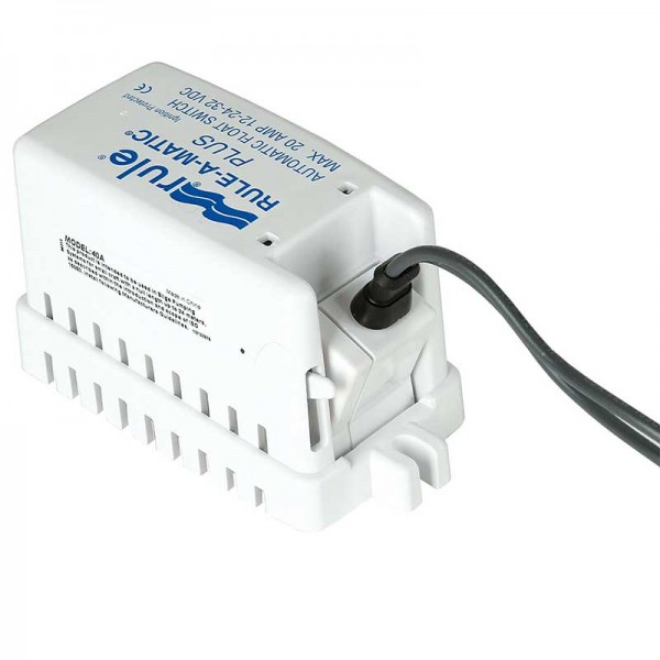 Contacteur de niveau Rule A Matic Plus 12/24V 20A branchement arrière - N°1 - comptoirnautique.com