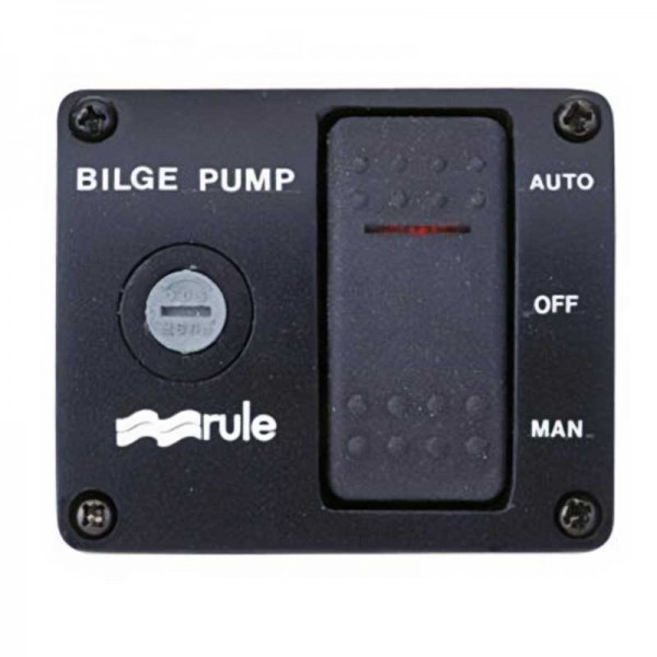 Tableau de commande 3 positions Rule 12V 20A - N°1 - comptoirnautique.com
