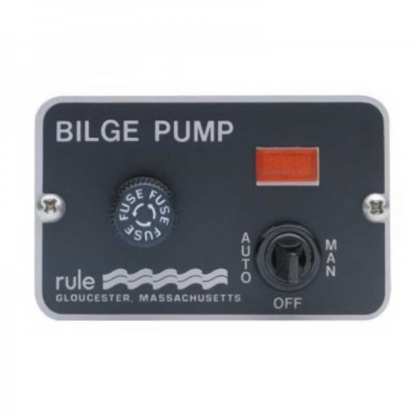 Tableau de commande 3 positions Rule 12V 20A - N°1 - comptoirnautique.com