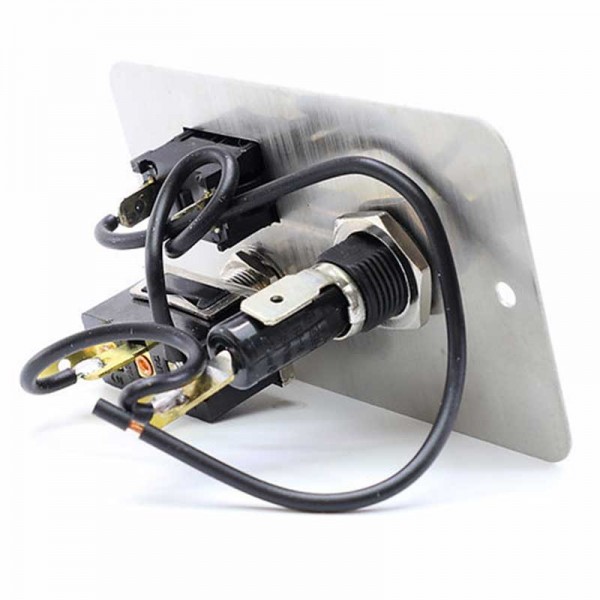 Tableau de commande pompe 3 positions Seaworld 12/24V branchements fusible - N°3 - comptoirnautique.com