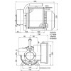 Pompe Jabsco Dockside Utility 230V 80 L/min dimensions - N°2 - comptoirnautique.com