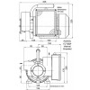 Pompe Jabsco Dockside Utility 230V 80 L/min dimensions - N°2 - comptoirnautique.com 