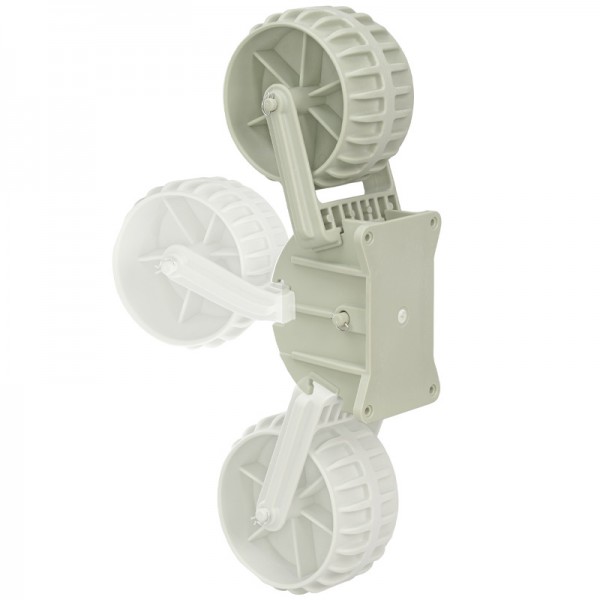 Roues de mise à l'eau rétractable plastique - N°1 - comptoirnautique.com