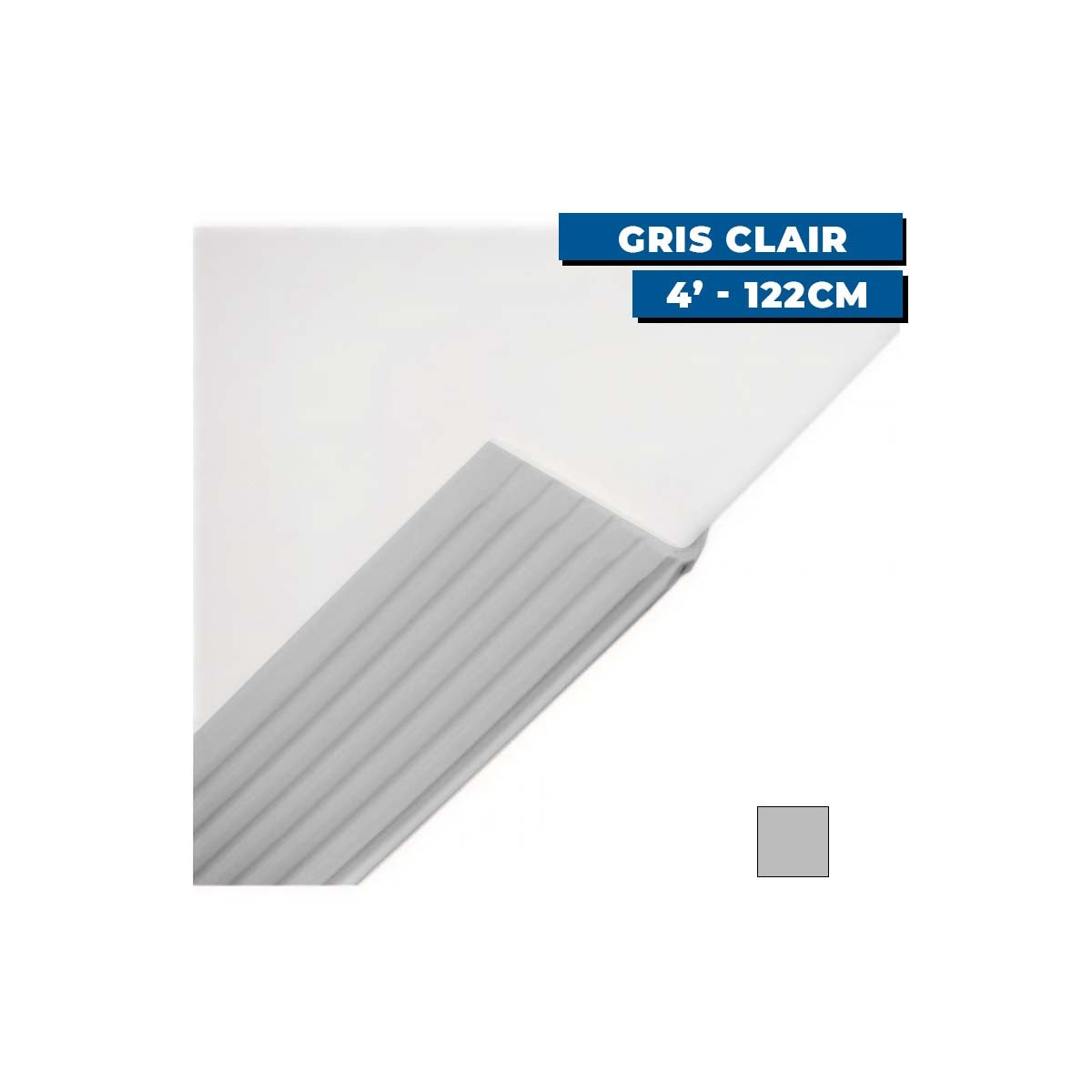 Keelshield - bande anti-ragage - gris clair 122 cm