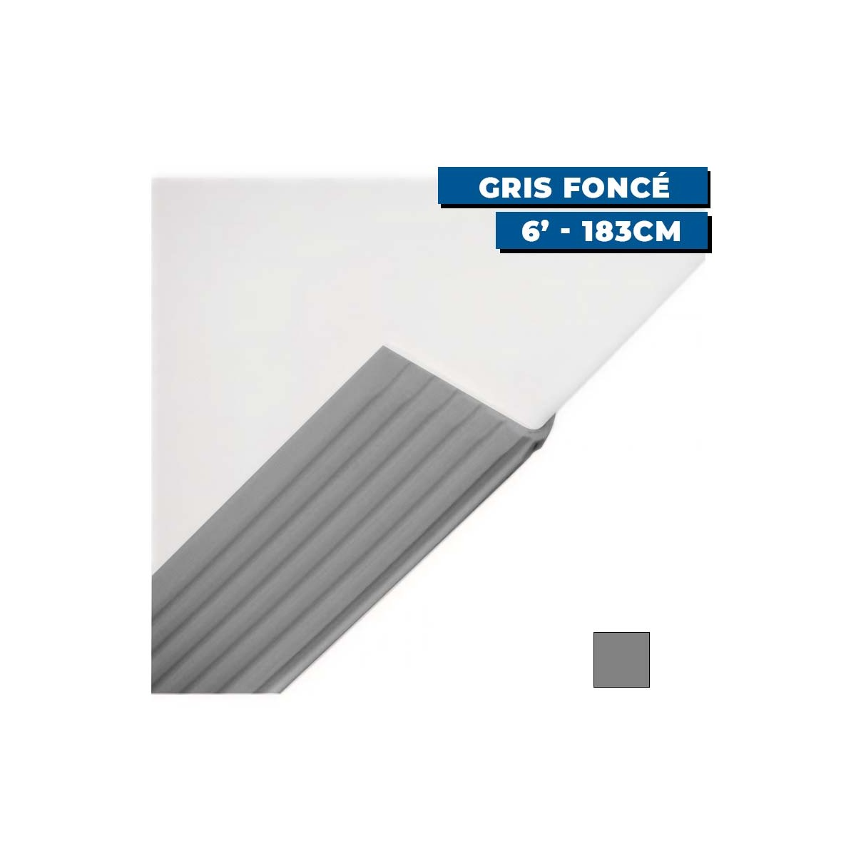 Keelshield - bande anti-ragage - gris clair 183 cm