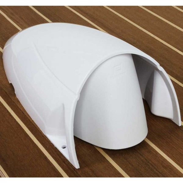 Boîte dorade profilée plastimo montée sur pont en teck - N°7 - comptoirnautique.com