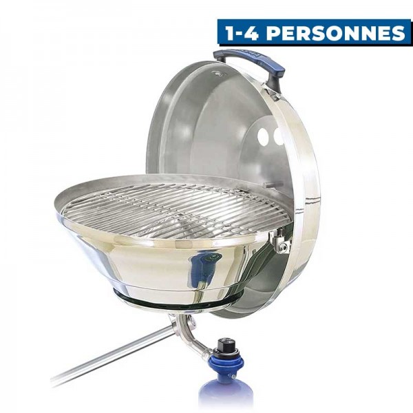 Barbecue à gaz marine Kettle Magma 1 à 4 personnes - N°1 - comptoirnautique.com