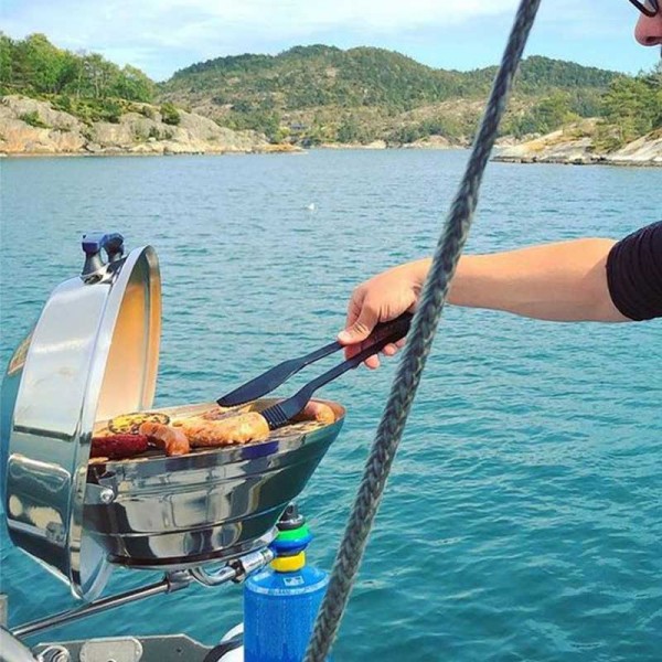 Barbecue à gaz marine Kettle Magma cuisson voilier balcon - N°6 - comptoirnautique.com