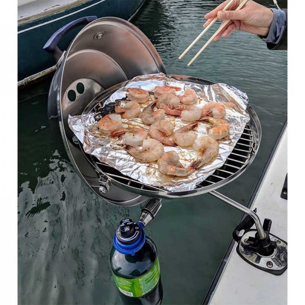 Barbecue à gaz marine Kettle Magma grillade par dessus bord - N°10 - comptoirnautique.com
