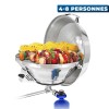 Barbecue à gaz marine Kettle 3 + réchaud Magma 4 à 8 personnes cuisson - N°3 - comptoirnautique.com