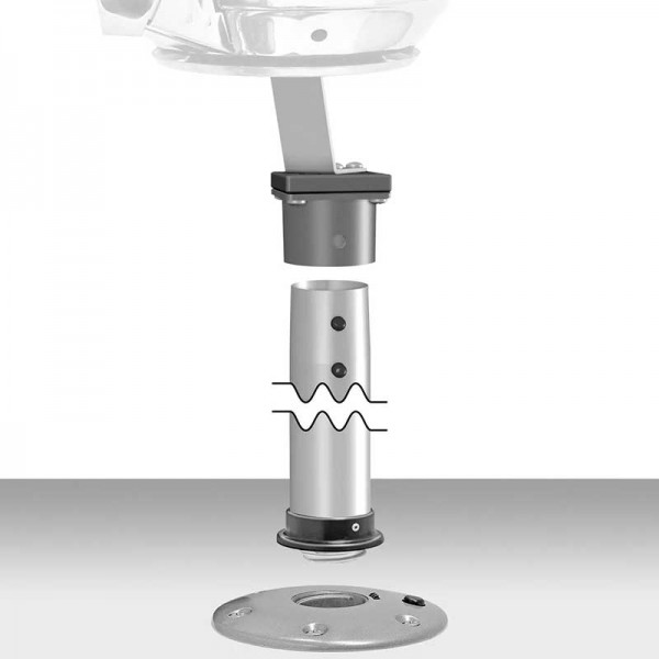 Support sur pied pour barbecue Marine Kettle Magma fixation rapide - N°2 - comptoirnautique.com