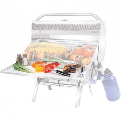 Tablette amovible avec planche à découper pour barbecue rectangulaire Magma sur barbecue Gourmet Newport II