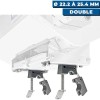 Supporto per barbecue rettangolare e tavolo da taglio su tubo orizzontale - N°4 - comptoirnautique.com
