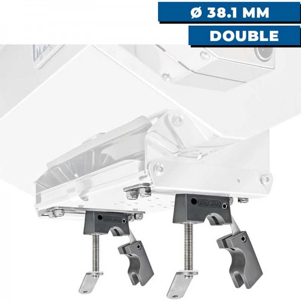 Supporto per barbecue rettangolare e tavolo da taglio su tubo orizzontale - N°7 - comptoirnautique.com