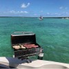 Support pour barbecue rectangle et table à découper pour porte-canne à pêche Magma avec barbecue ouvert - N°10 - comptoirnautique.com
