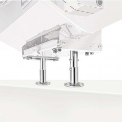 Support pour barbecue rectangle et table à découper sur plat pont Magma