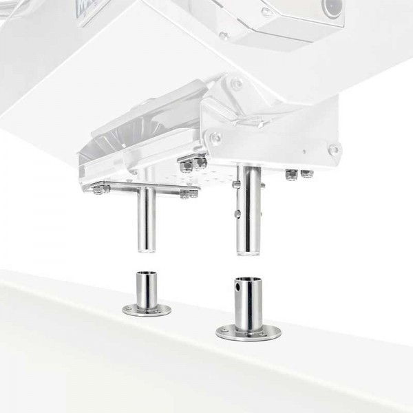 Support pour barbecue rectangle et table à découper sur plat pont Magma à insérer dans bases - N°2 - comptoirnautique.com